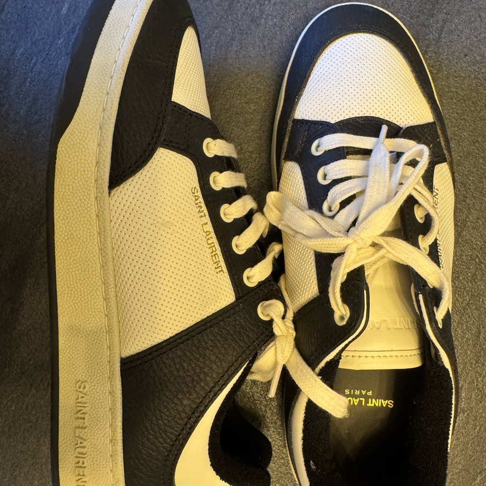 Saint Laurent SL/61 Low-Top Sneakers Men’s Size 42 - Picture 3 of 7